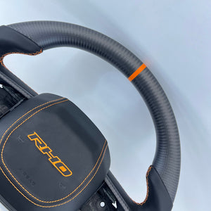2021-2026+ Ram TRX 1500 Custom Carbon Fiber Steering Wheel - AutoLEDTech.com