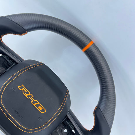 2021-2026+ Ram TRX 1500 Custom Carbon Fiber Steering Wheel - AutoLEDTech.com