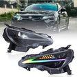 2012-2020 FRS GT86 BRZ RGBW Flow Series XB LED DRL Headlights - AutoLEDTech.com