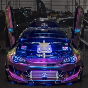 2012-2020 Toyota 86 GT86 RGBW Flow Series LED Halo DRL Headlights - AutoLEDTech.com