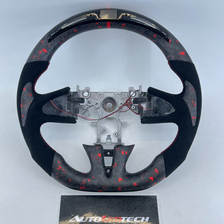 2013-2024 Infiniti Q50 Q60 Custom Carbon Fiber Steering Wheel - AutoLEDTech.com