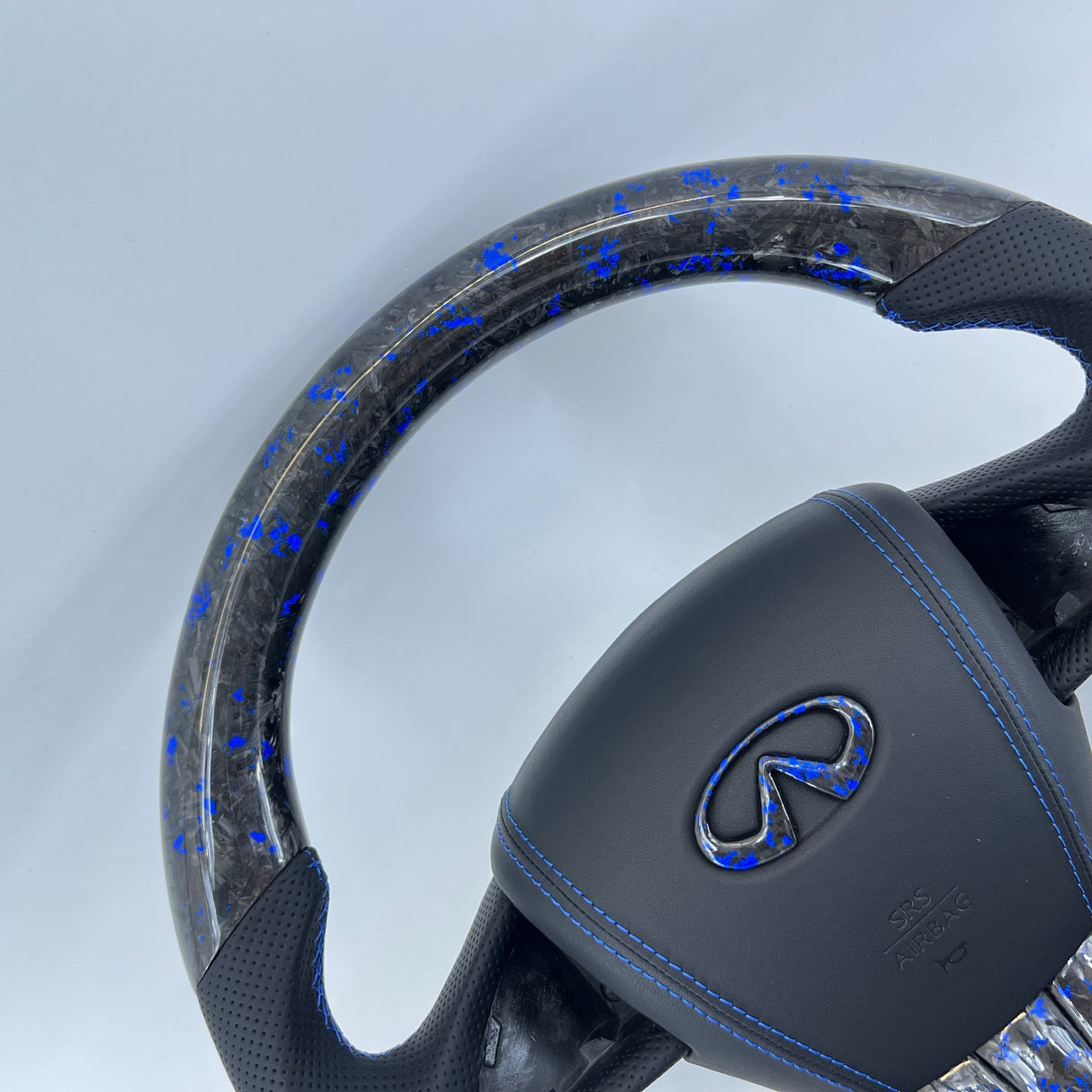 2013-2024 Infiniti Q50 Q60 Custom Carbon Fiber Steering Wheel - AutoLEDTech.com