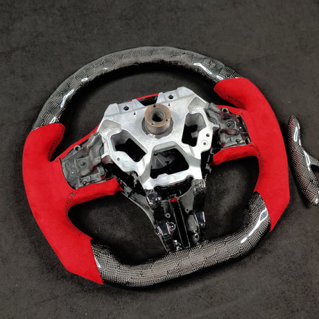 2013-2024 Infiniti Q50 Q60 Custom Carbon Fiber Steering Wheel - AutoLEDTech.com