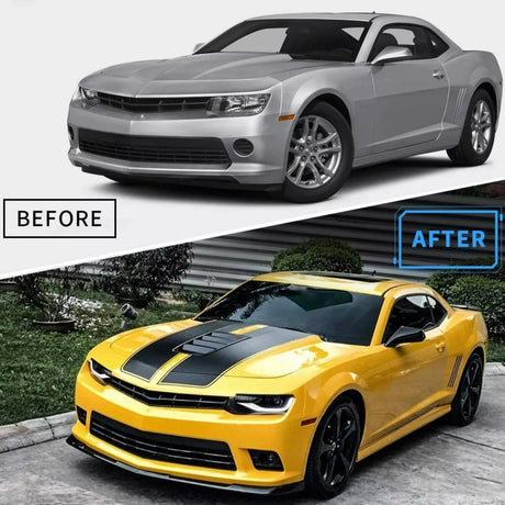 2014-2015 Chevrolet Camaro LED DRL Projector Headlights - 2016+ Style Design - AutoLEDTech.com