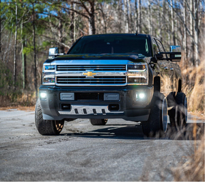 2014-2015 Chevrolet Silverado 1500 LED DRL Projector Replacement Headlights - AutoLEDTech.com