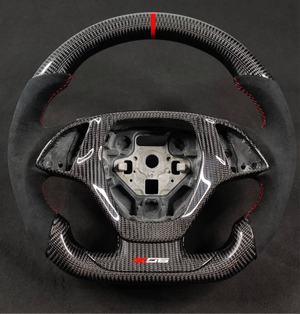 2014-2019 C7 Corvette Carbon Fiber Steering Wheel w/ LED RPM Display - AutoLEDTech.com