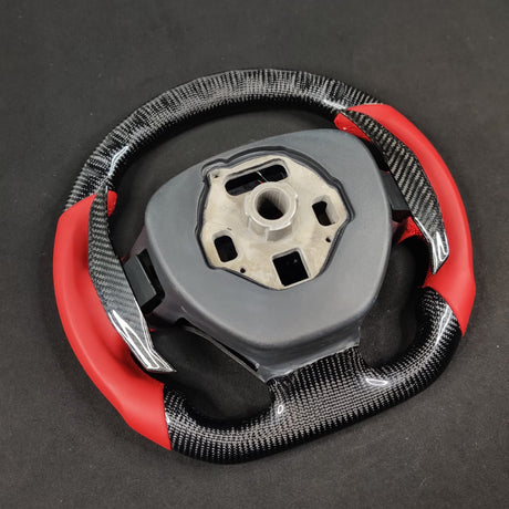 2014-2019 C7 Corvette Carbon Fiber Steering Wheel w/ LED RPM Display - AutoLEDTech.com