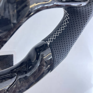 2014-2019 C7 Corvette Carbon Fiber Steering Wheel w/ LED RPM Display - AutoLEDTech.com