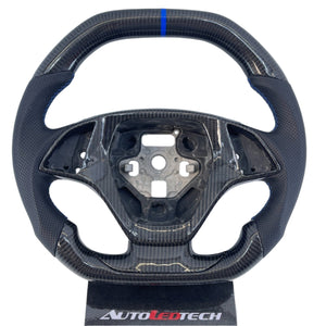 2014-2019 C7 Corvette Carbon Fiber Steering Wheel w/ LED RPM Display - AutoLEDTech.com