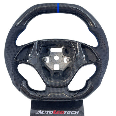 2014-2019 C7 Corvette Carbon Fiber Steering Wheel w/ LED RPM Display - AutoLEDTech.com