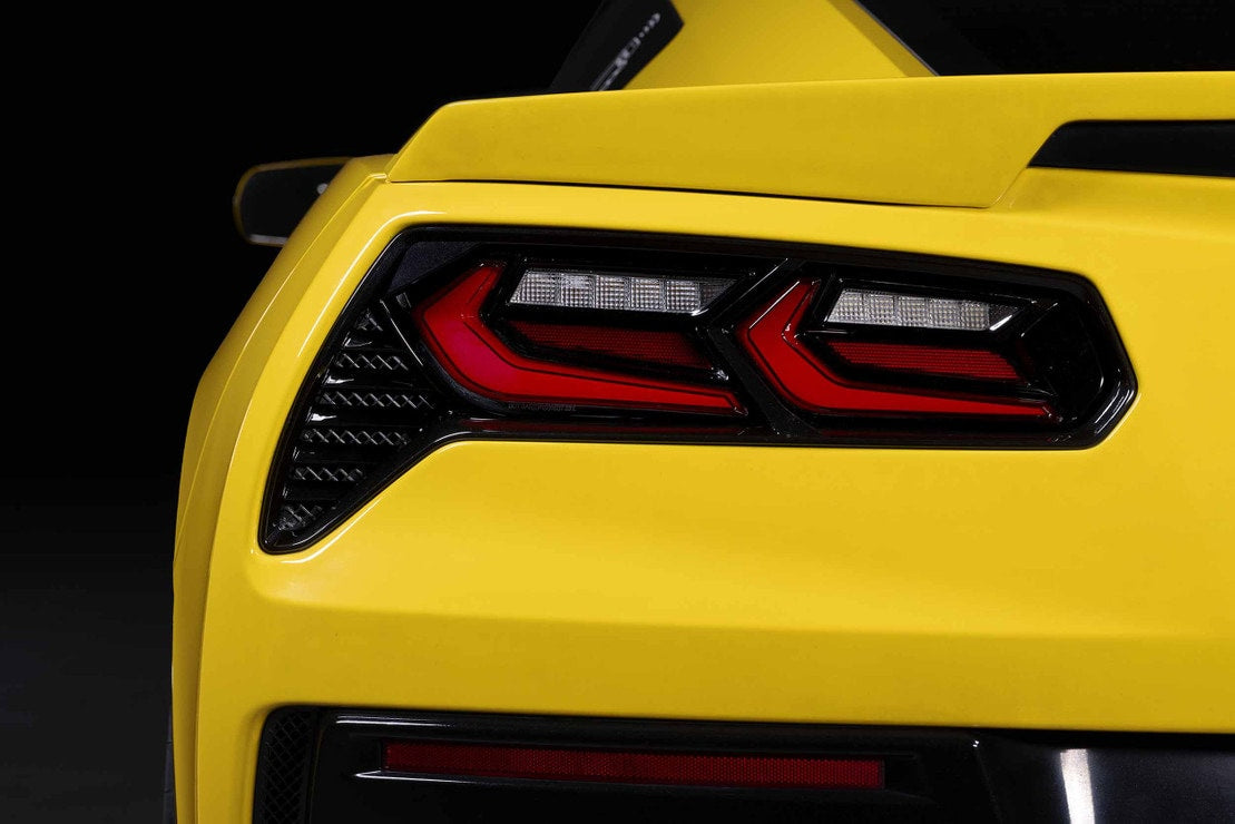 2014-2019 C7 Corvette Red Smoked XB LED Tail Lights Assemblies - AutoLEDTech.com