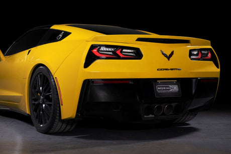 2014-2019 C7 Corvette Red Smoked XB LED Tail Lights Assemblies - AutoLEDTech.com