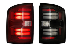 2014-2019 Chevrolet Silverado Red or Smoked LED Tail Lights - Fits all models - AutoLEDTech.com