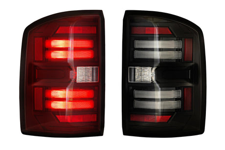 2014-2019 Chevrolet Silverado Red or Smoked LED Tail Lights - Fits all models - AutoLEDTech.com