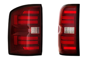 2014-2019 Chevrolet Silverado Red or Smoked LED Tail Lights - Fits all models - AutoLEDTech.com