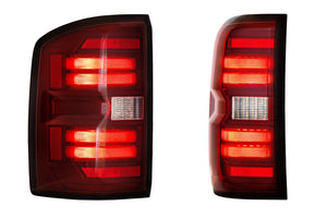 2014-2019 Chevrolet Silverado Red or Smoked LED Tail Lights - Fits all models - AutoLEDTech.com