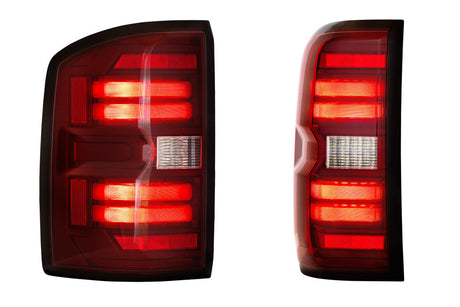2014-2019 Chevrolet Silverado Red or Smoked LED Tail Lights - Fits all models - AutoLEDTech.com