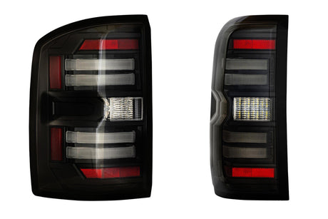 2014-2019 Chevrolet Silverado Red or Smoked LED Tail Lights - Fits all models - AutoLEDTech.com