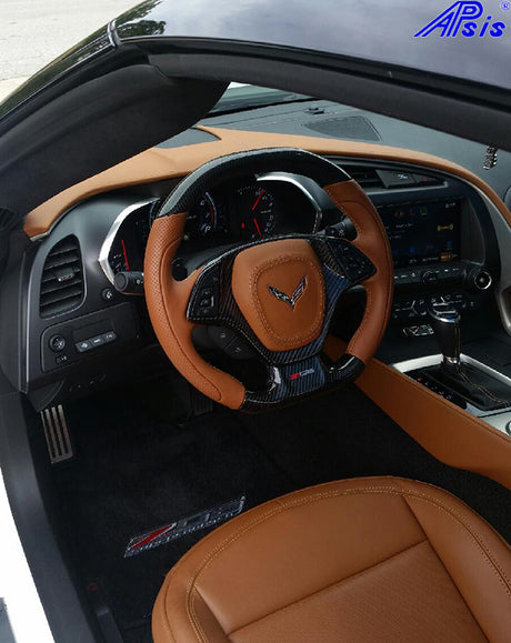 2014-2019 Chevrolet C7 Corvette Custom Airbag Cover - AutoLEDTech.com