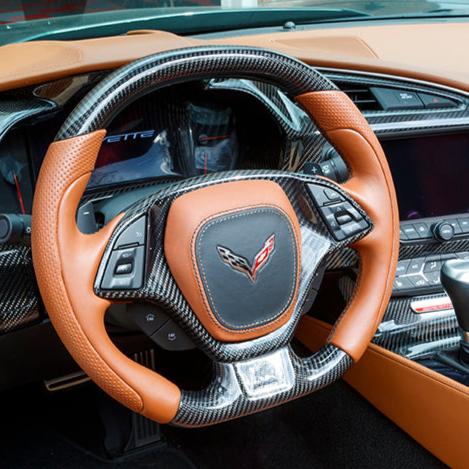 2014-2019 Chevrolet C7 Corvette Custom Airbag Cover - AutoLEDTech.com