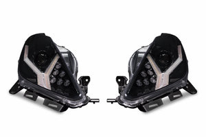 2014-2019 Chevrolet C7 Corvette LED DRL Projector Headlights - Aventador Style LED headlight kit AutoLEDTech Oracle Lighting Trendz Flow Series RGBHaloKits OneUpLighting Morimoto