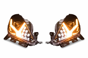 2014-2019 Chevrolet C7 Corvette LED DRL Projector Headlights - Aventador Style LED headlight kit AutoLEDTech Oracle Lighting Trendz Flow Series RGBHaloKits OneUpLighting Morimoto