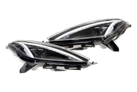 2014-2019 Chevy Corvette FACELIFT LED DRL Projector Headlights - C8 Design - AutoLEDTech.com