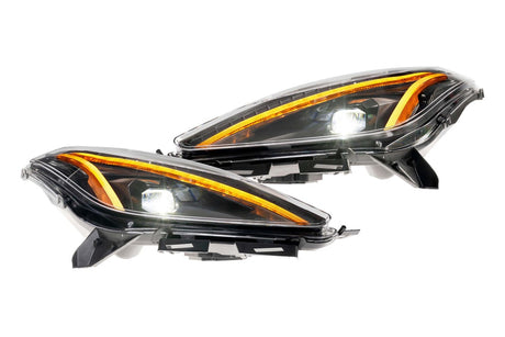 2014-2019 Chevy Corvette FACELIFT LED DRL Projector Headlights - C8 Design - AutoLEDTech.com