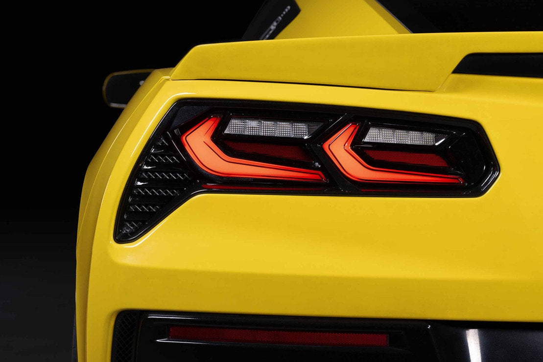 2014-2019 Chevy Corvette FACELIFT LED DRL Projector Headlights - C8 Design - AutoLEDTech.com