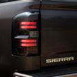 2014-2019 GMC Sierra 1500 2500 Red Smoked LED Tail Lights - Fits all models - AutoLEDTech.com