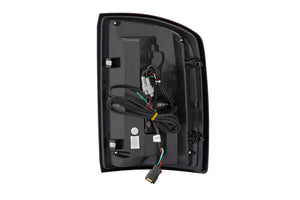 2014-2019 GMC Sierra 1500 2500 Red Smoked LED Tail Lights - Fits all models - AutoLEDTech.com