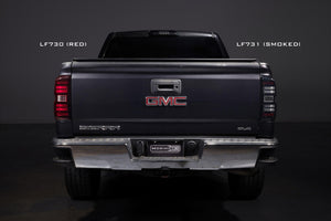 2014-2019 GMC Sierra 1500 2500 Red Smoked LED Tail Lights - Fits all models - AutoLEDTech.com