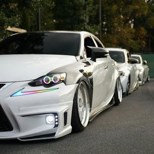 2014-2020 Lexus IS 300 350 RGBW Flow Series LED DRL Boards - AutoLEDTech.com
