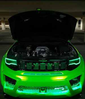 2014-2022 Jeep Grand Cherokee WK2 RGBW Flow Series LED DRL Boards - AutoLEDTech.com