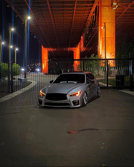 2014-2023 Infiniti Q50 Q70 RGBW Color-Chasing LED DRL Boards LED headlight kit AutoLEDTech Oracle Lighting Trendz Flow Series RGBHaloKits OneUpLighting Morimoto