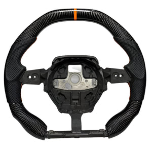 2014-2024 Lamborghini Huracan Custom Carbon Fiber Steering Wheel - AutoLEDTech.com