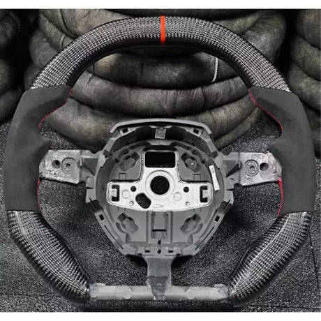 2014-2024 Lamborghini Huracan Custom Carbon Fiber Steering Wheel - AutoLEDTech.com
