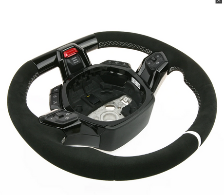 2014-2024 Lamborghini Huracan Custom Carbon Fiber Steering Wheel - AutoLEDTech.com