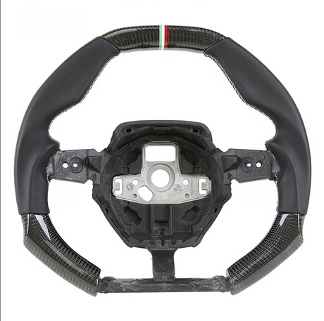 2014-2024 Lamborghini Huracan Custom Carbon Fiber Steering Wheel - AutoLEDTech.com
