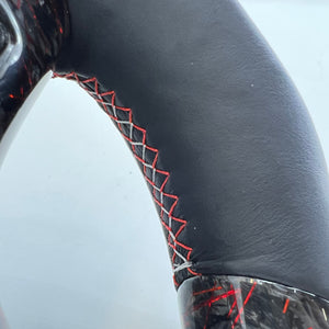 2014-2024 Lamborghini Huracan Custom Carbon Fiber Steering Wheel - AutoLEDTech.com