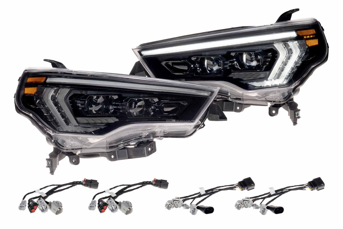 2014-2024 Toyota 4Runner XB EVO HYBRID LED DRL Headlights - AutoLEDTech.com