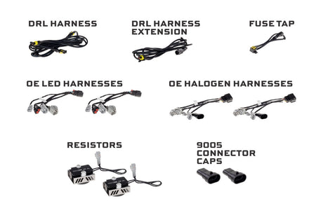 2014-2024 Toyota 4Runner XB EVO HYBRID LED DRL Headlights - AutoLEDTech.com