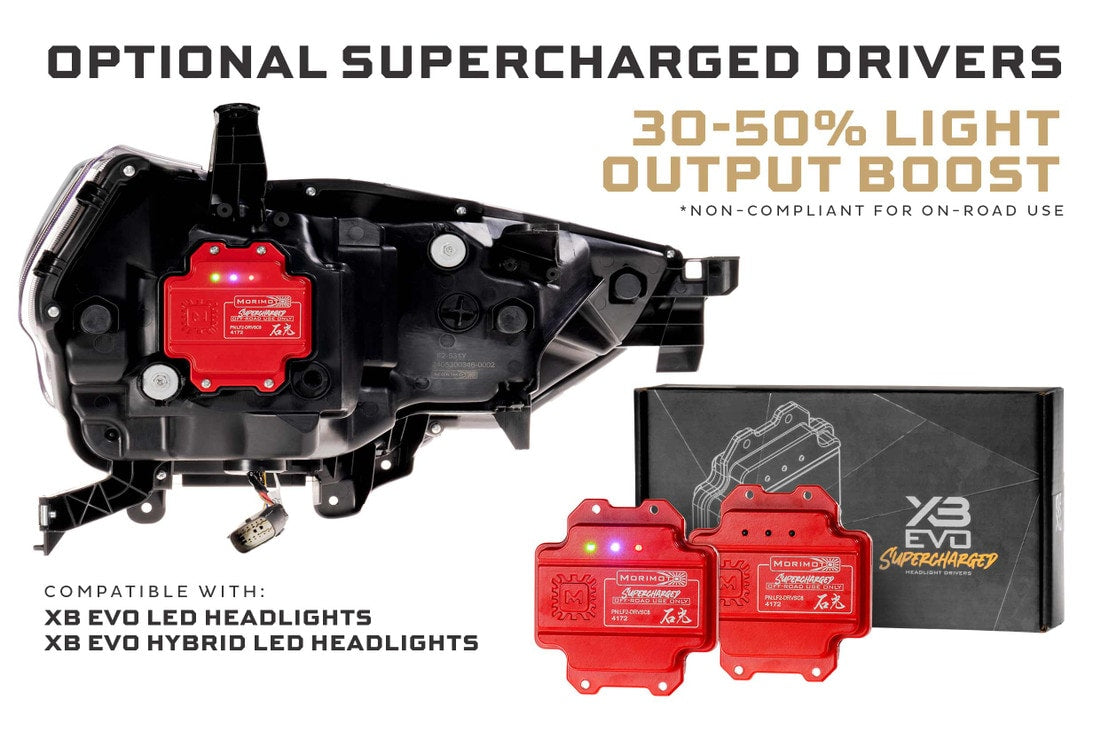 2014-2024 Toyota 4Runner XB EVO HYBRID LED DRL Headlights - AutoLEDTech.com