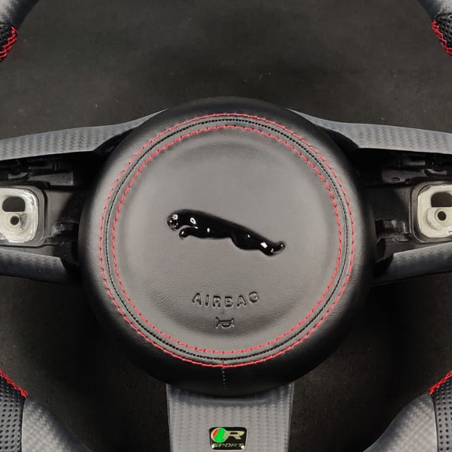 2014-2025 Jaguar F-Type F-Pace Custom Airbag Cover - AutoLEDTech.com