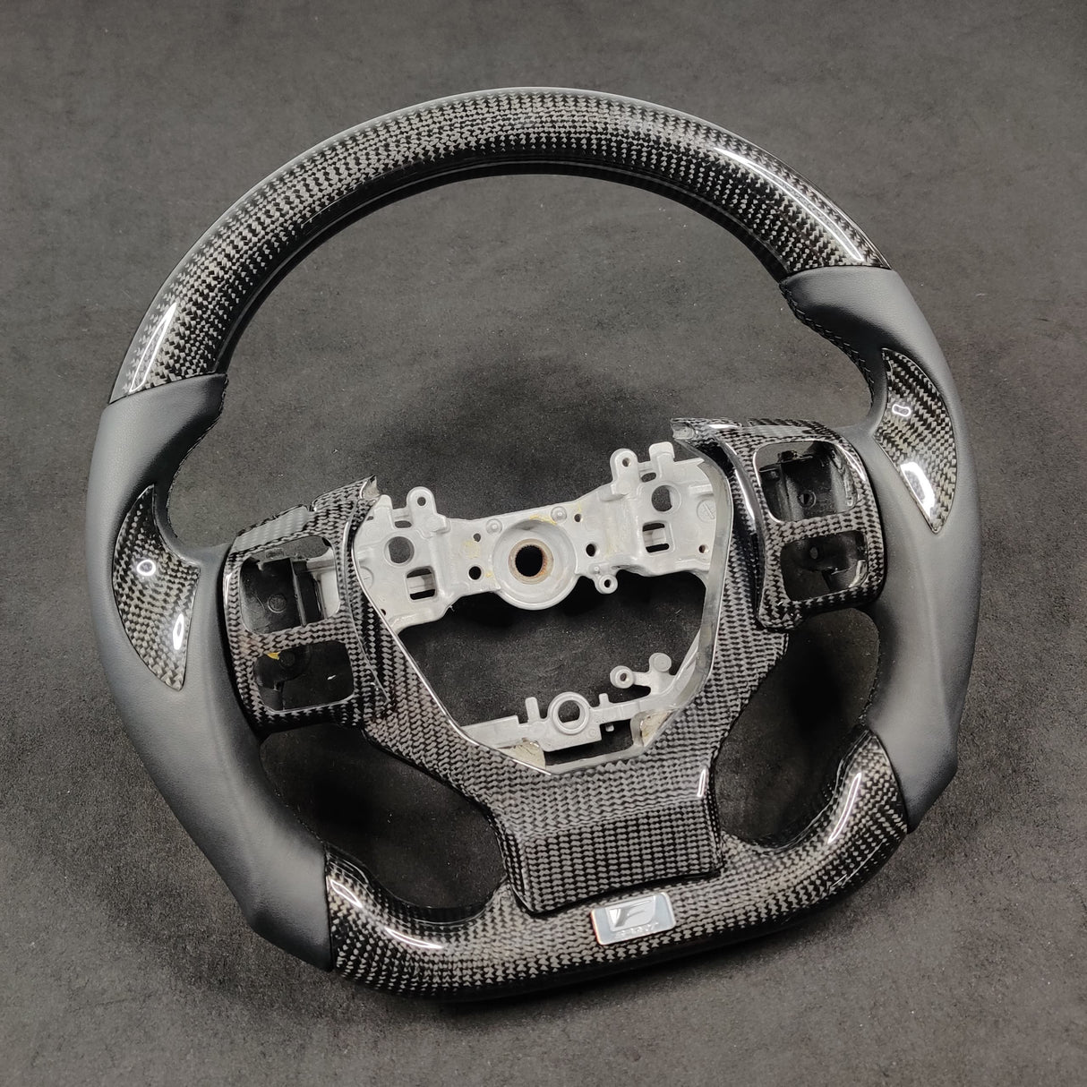 2014-2026 Lexus IS RC Custom Carbon Fiber Steering Wheel w/ LED RPM Display - AutoLEDTech.com