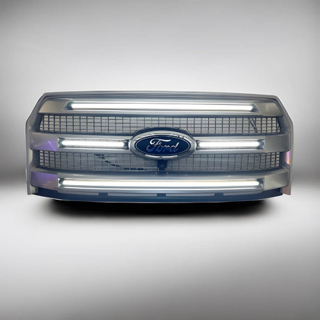 2015-2017 Ford F150 Platinum LED Grill Accent Lights Bar Kit - AutoLEDTech.com