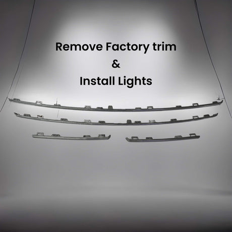 2015-2017 Ford F150 Platinum LED Grill Accent Lights Bar Kit - AutoLEDTech.com