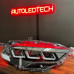 2015-2017 Ford Mustang S650 Style LED DRL Headlights - AutoLEDTech.com
