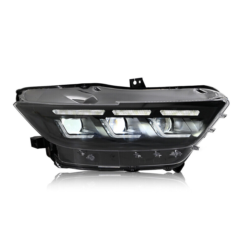 2015-2017 Ford Mustang S650 Style LED DRL Headlights - AutoLEDTech.com