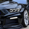 2015-2017 Ford Mustang S650 Style LED DRL Headlights - AutoLEDTech.com